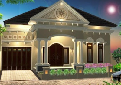 model teras rumah mewah terbaru