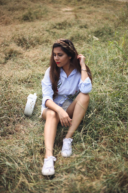 90's fashion, milkmaid braids, embroidered dresses, shirt dress, strip shirt dress, how to style shirt dress, vintage  fashion, delhi fashion blogger, zaful, winter fashion trends 2016, beauty , fashion,beauty and fashion,beauty blog, fashion blog , indian beauty blog,indian fashion blog, beauty and fashion blog, indian beauty and fashion blog, indian bloggers, indian beauty bloggers, indian fashion bloggers,indian bloggers online, top 10 indian bloggers, top indian bloggers,top 10 fashion bloggers, indian bloggers on blogspot,home remedies, how to