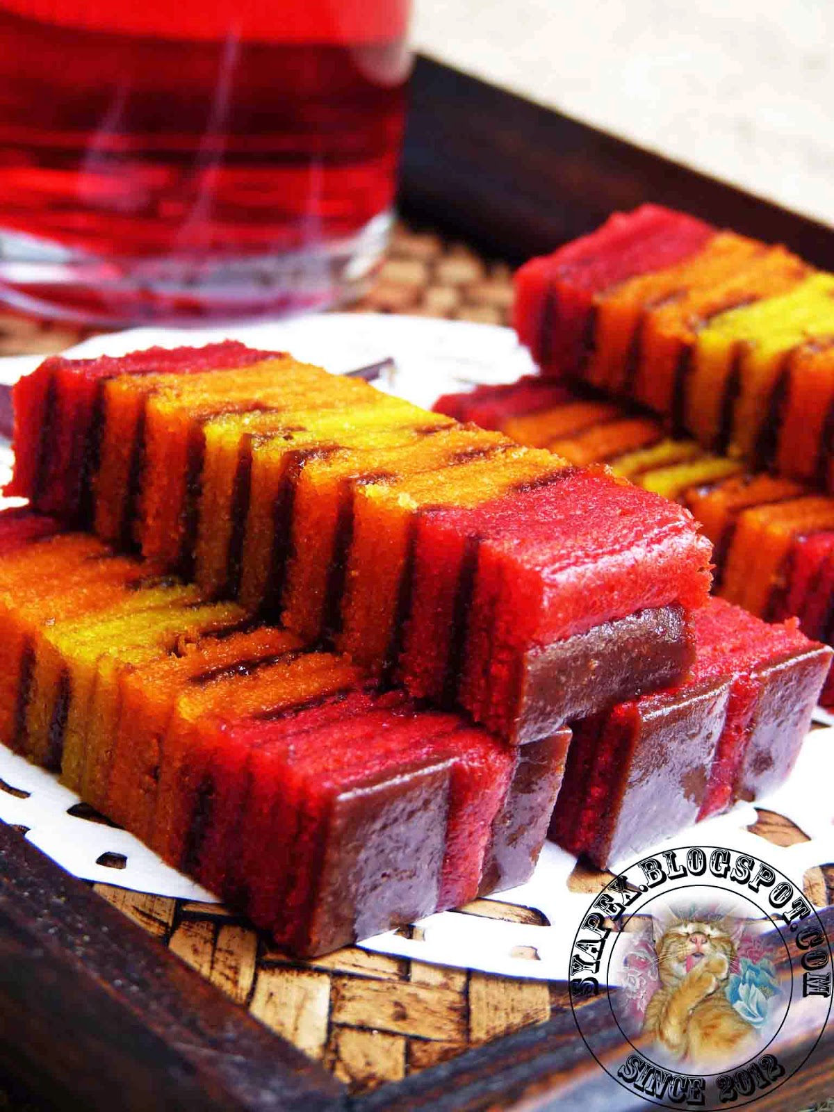syapex kitchen: Kek Lapis Keju Masam Manis
