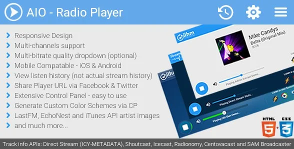 AIO Radio Station Player v1.14