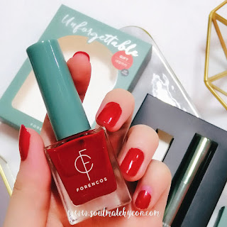 Review; Forencos' Unforgettable Nail Lacquer RED