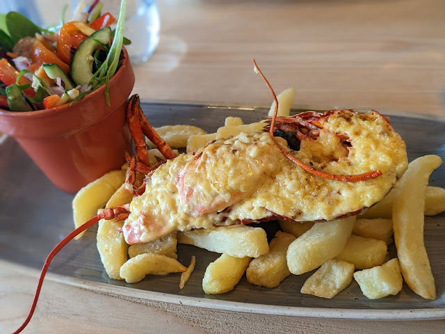 Where to Buy Lobster in Northumberland - Lobster Thermidor from The Potter Lobster Bamburgh