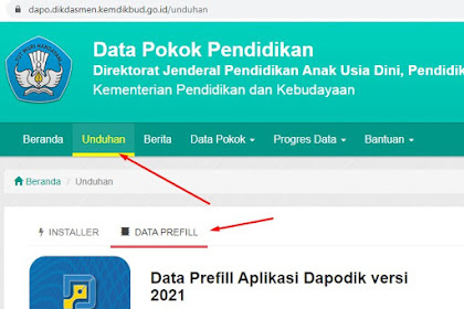 Download Prefil 2021 : NGAPAKPEDIA - Cara download prefil dapodik 2021 dapo.dikdasmen.kemdikbud.go.id/unduhan.
