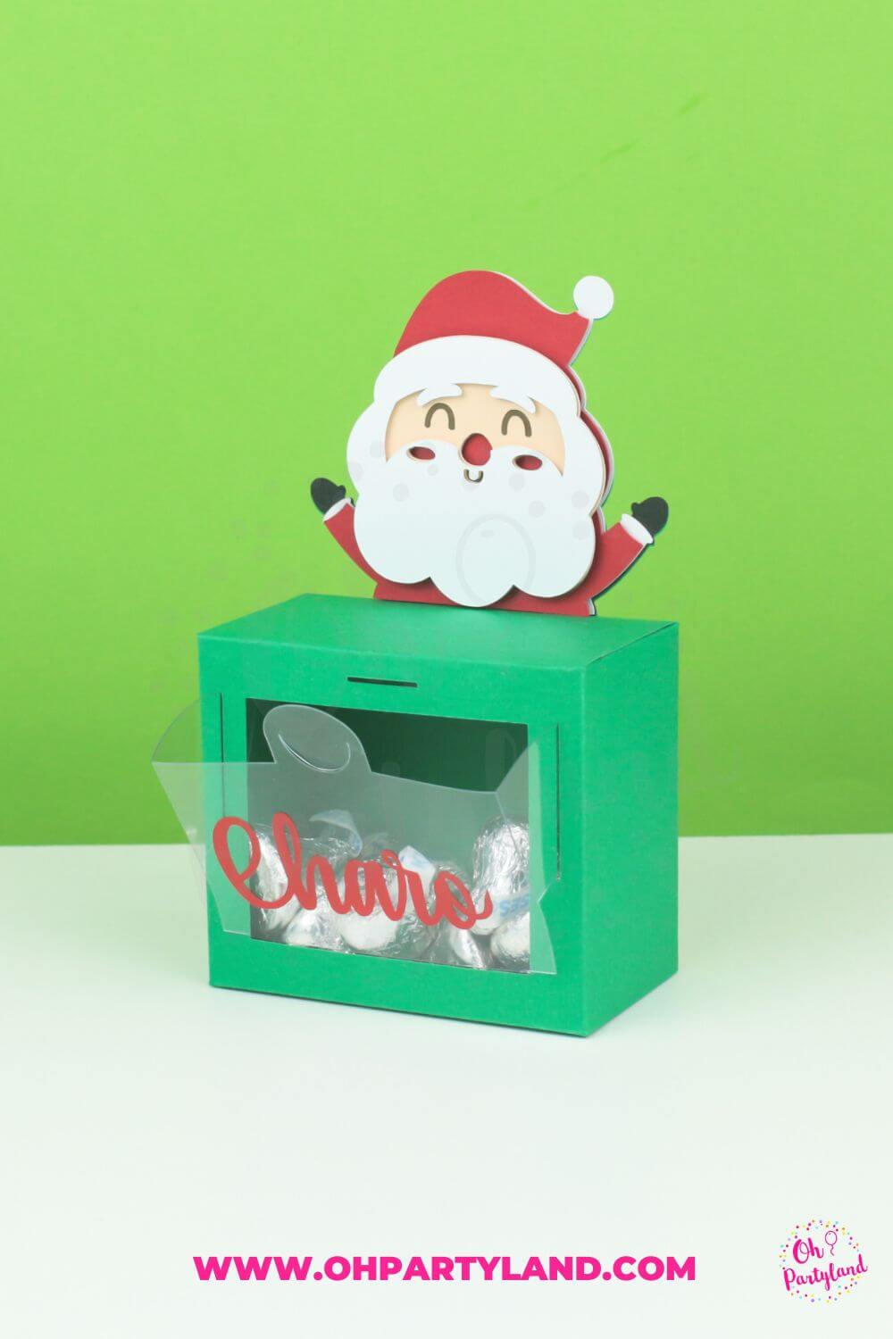 santa candy box dispenser