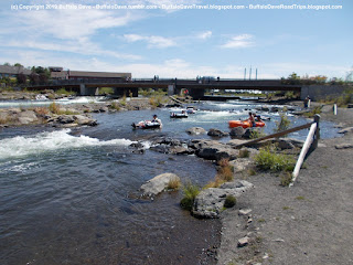 Bend Oregon - whitewater park tubing