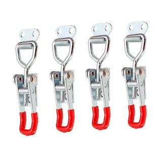 The item is a set of 4pcs simple and practical cabinet lever handle toggle catch latch Hown - store