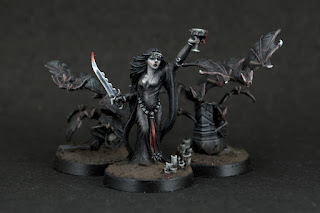 Bretonnian Sorceress with Vampire Bats