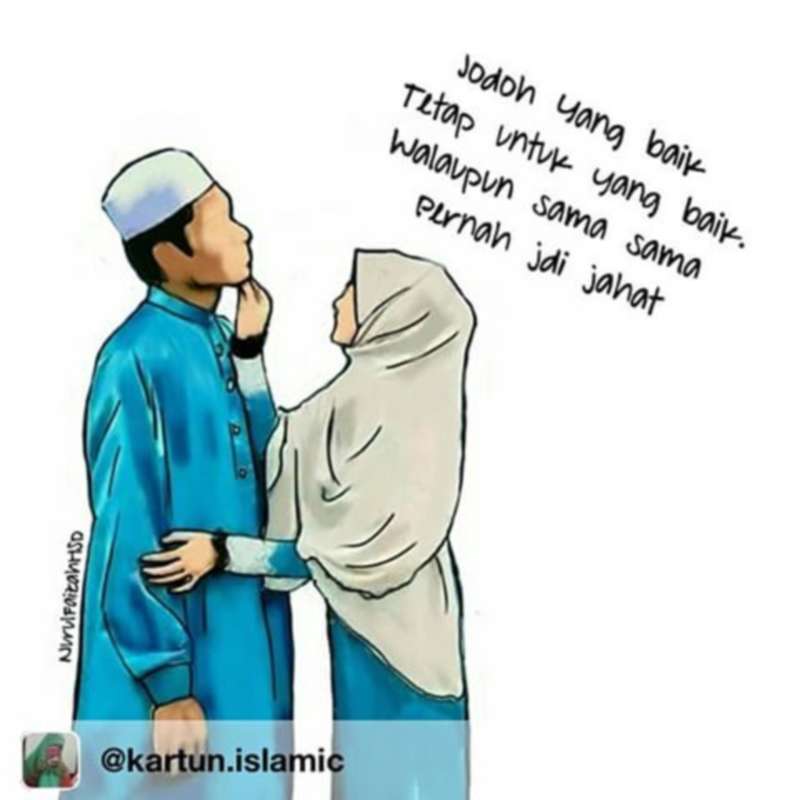 Gambar Kartun Pria Muslim