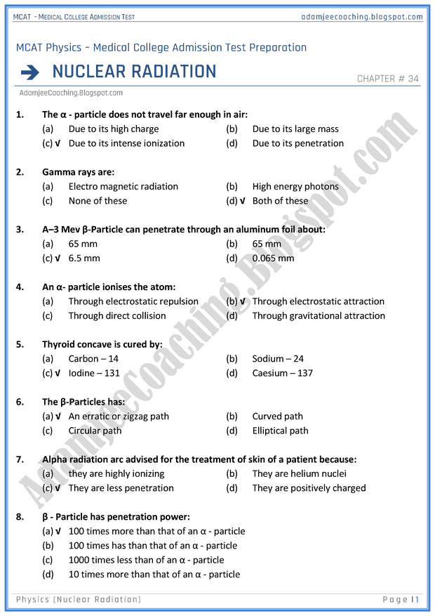 mcat-physics-nuclear-radiation-mcqs-for-medical-entry-test