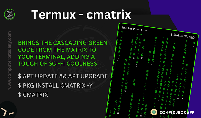 How To Install Cmatrix In Termux