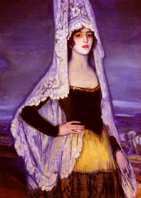 Art Deco Painting by Federico Beltrán Masses Spanish Artist