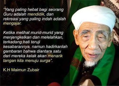 12 kata mutiara hikmah mbah maimun zubair