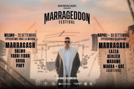 Marracash svela la line-up ufficiale di MARRAGEDDON, il suo primo festival rap