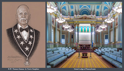 R.W. Thomas Gamon. Grand Master. Grand Lodge of Pennsylvania. by Travis Simpkins