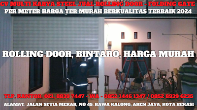 GAMBAR, DAFTAR, HARGA, ROLLING DOOR, PER METER, MURAH, BINTARO, 2024