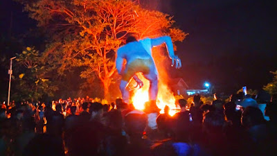 Perayaan Pawai Ogoh-Ogoh di Karang Tengah, Gelanggang, Pakisaji