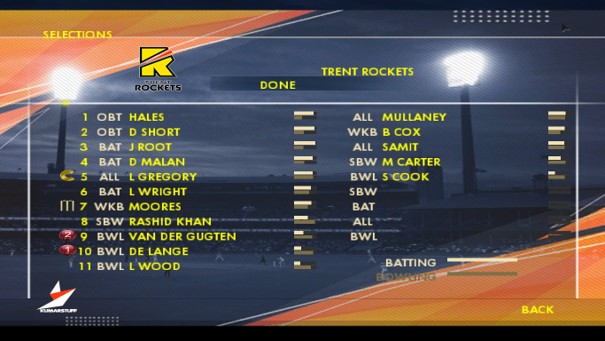 The Hundred 2021 Roster for EA Sports Cricket 07