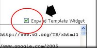 Centang Expand Template Widget