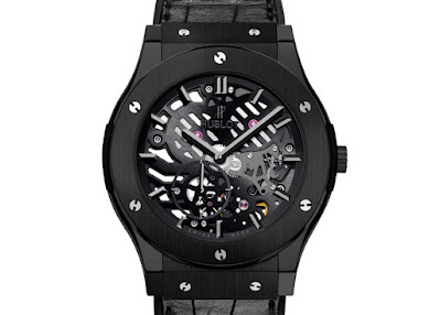 Hublot Black Ceramic Classic Fusion Extra Delgado Replica Reloj