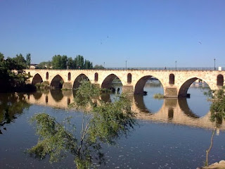 Ponte de pedra de Zamora na Espanha