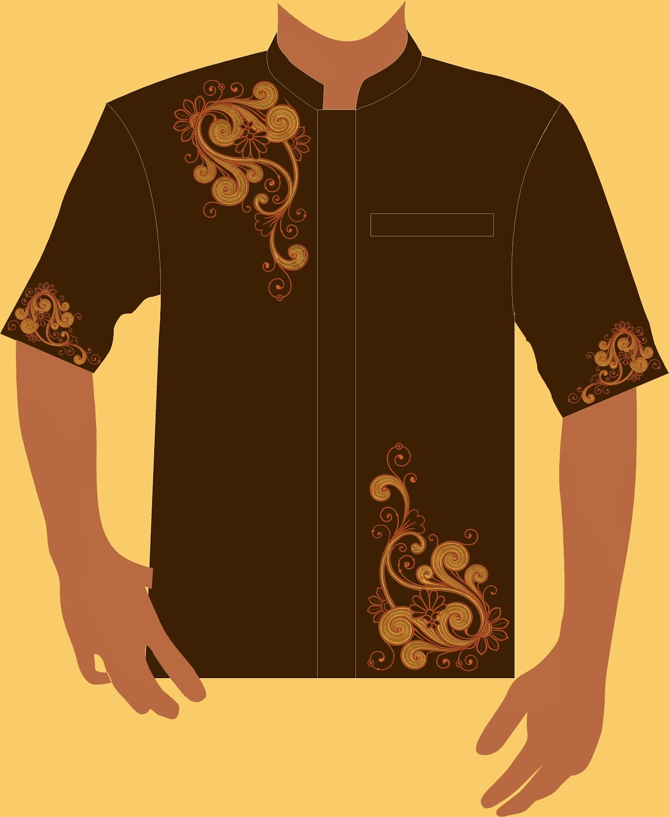  Desain  Sendiri Bordir Baju  Koko  MuaraArt com