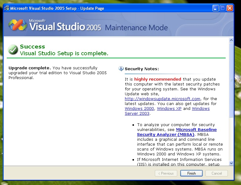 Visual Basic Online Course Activate Visual Studio 05