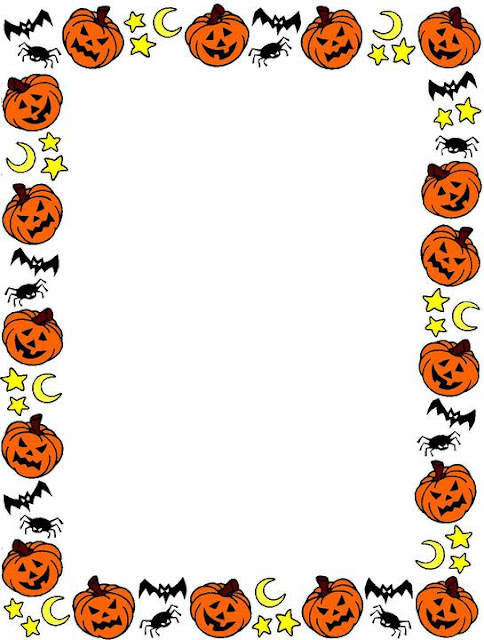 Download free Printable halloween border frame images pics clipart