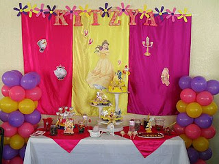 Kids Party Decoration Beauty and the Beast