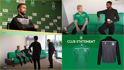 PES 2020 Hibernian FC Polo Shirts & Track Suits by PESWilliam