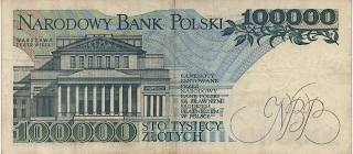 100,000 Zlotych 1-2-1990 P# 154