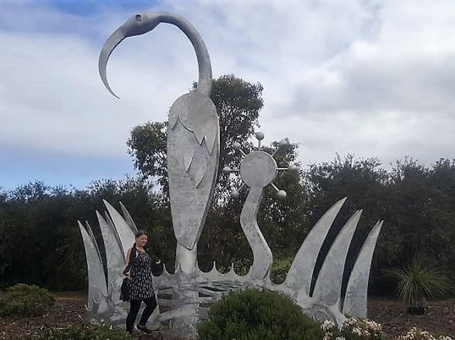 South Lake Ibis Entry Statement Sculpture