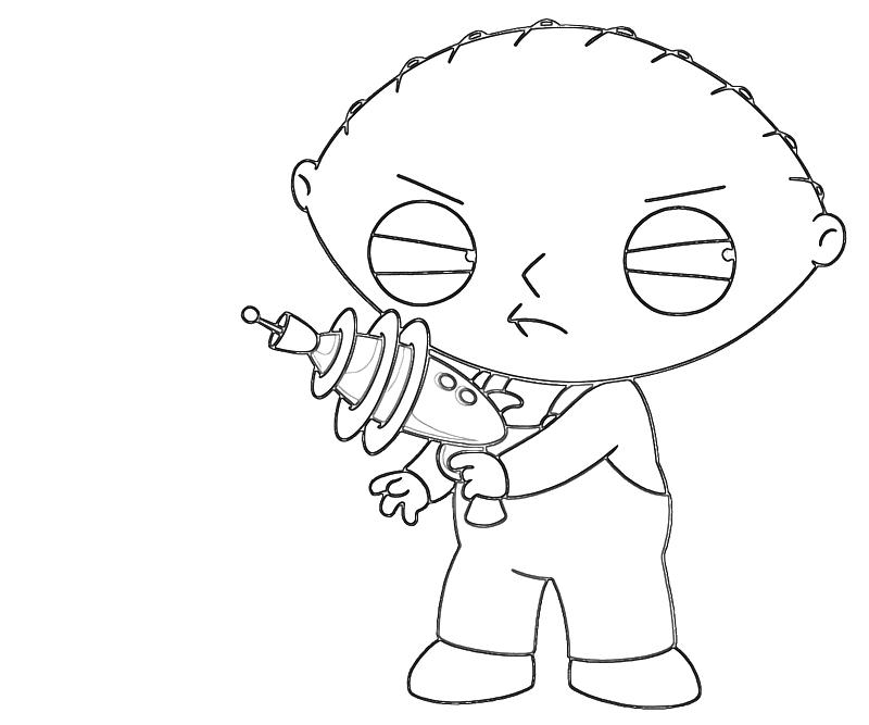 Gangster Stewie Griffin Coloring Pages Coloring Pages