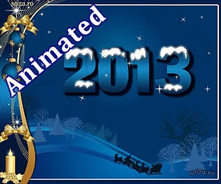 Feliz Año Nuevo! 2013 - tarjeta animada
