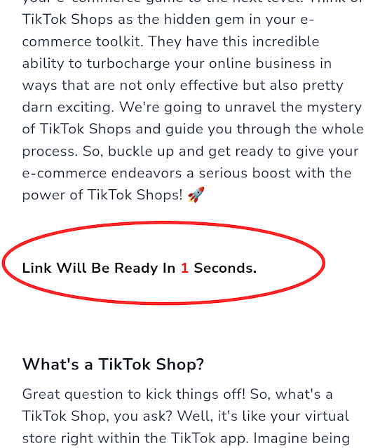 Link will be ready in