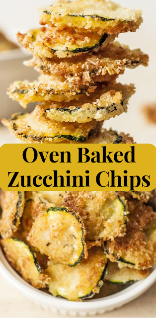 Oven Baked Zucchini Chips