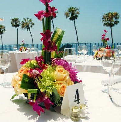 Labels Bernardo's Flowers Tropical Wedding Centerpiece Ideas