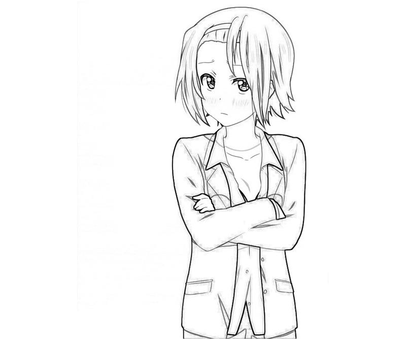 k-on-after-school-live-ritsu-tainaka-cute-coloring-pages