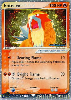 Entei ex Pokemon Card Team Magma vs. Team Aqua Set