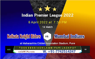 IPL 2022 MI vs KKR 14th Match Prediction Who will win Today Astrology