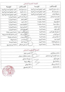 ملتقى وطني حول : معايير النفسوتربوية  لإختيار الأساتذة وأسس التكوين في المدرسة الجزائرية