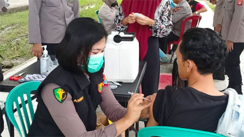 Polres Lampung Utara Gelar Aksi Kemanusiaan