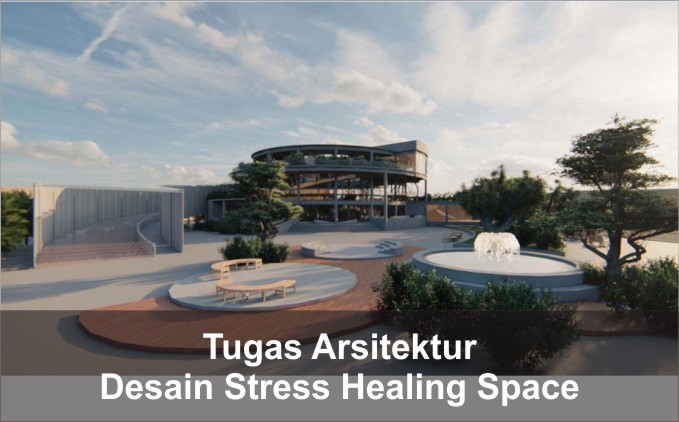 desain bangunan stress healing space urban escape