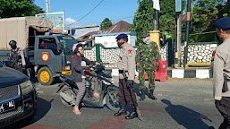   Hari Terakhir PSBB, TNI-Polri Tetap Gencar Lakukan Patroli Skala Besar Di Gowa 