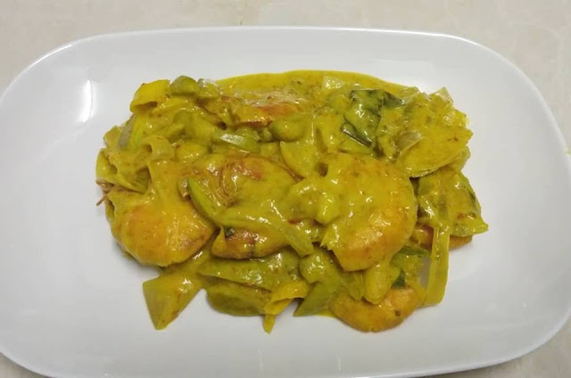 RESEPI MASAK UDANG TEMPOYAK DAN PETAI