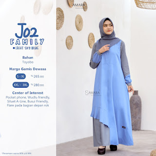 J02 Light Sky Blue gamis