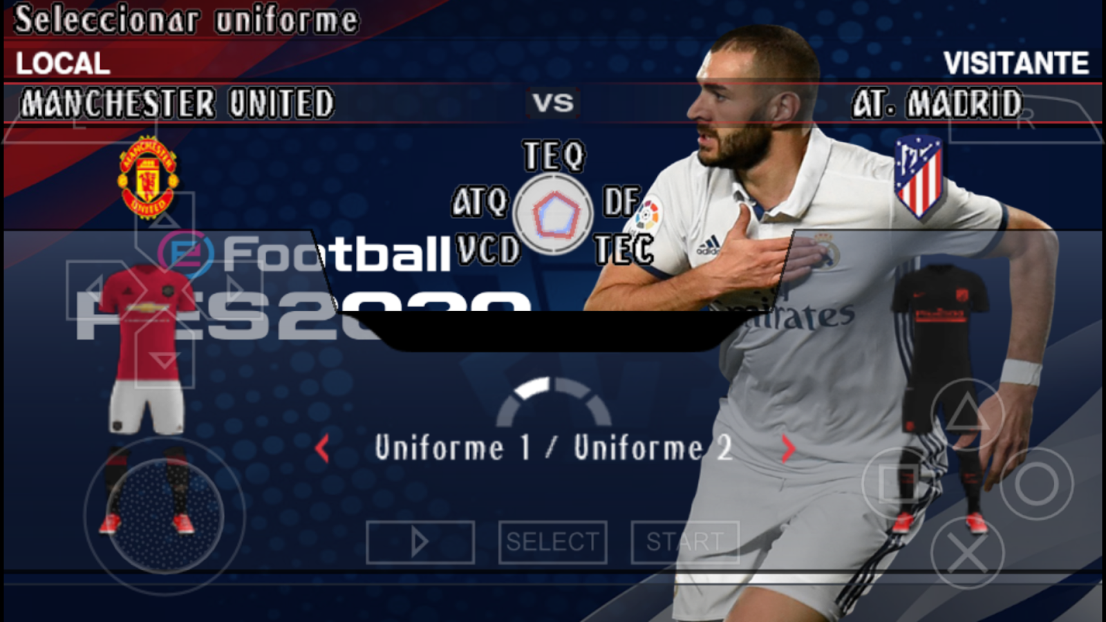 PES 2020 PSP New Mod Best Graphics 600MB Face Kits Grass Lurus & Commentator peter drury Full ...