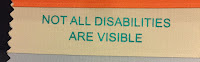 Not all disabilities are visible