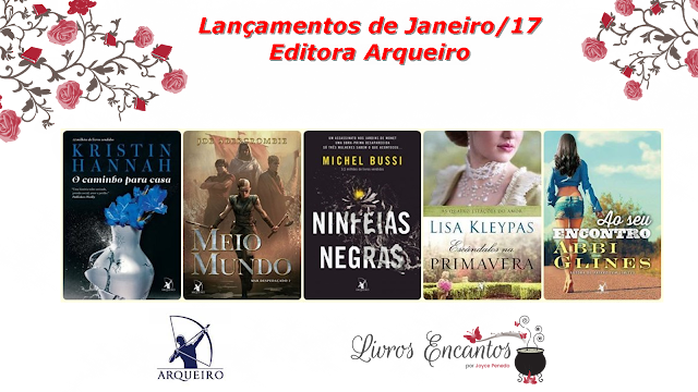 Lançamentos de Janeiro - Editora Arqueiro