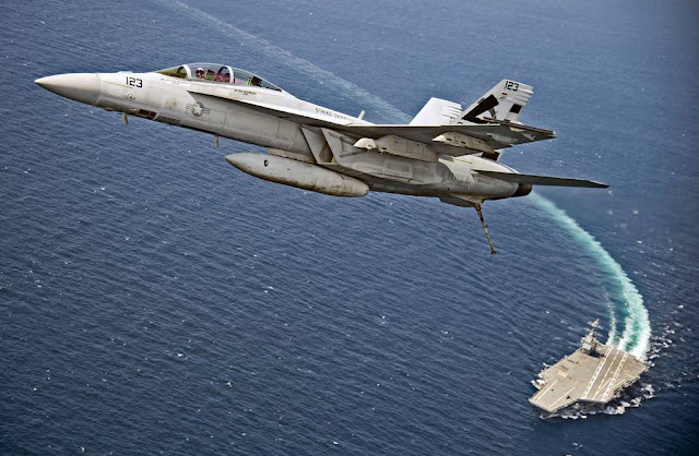 Super Hornet landing launch USS Gerald Ford