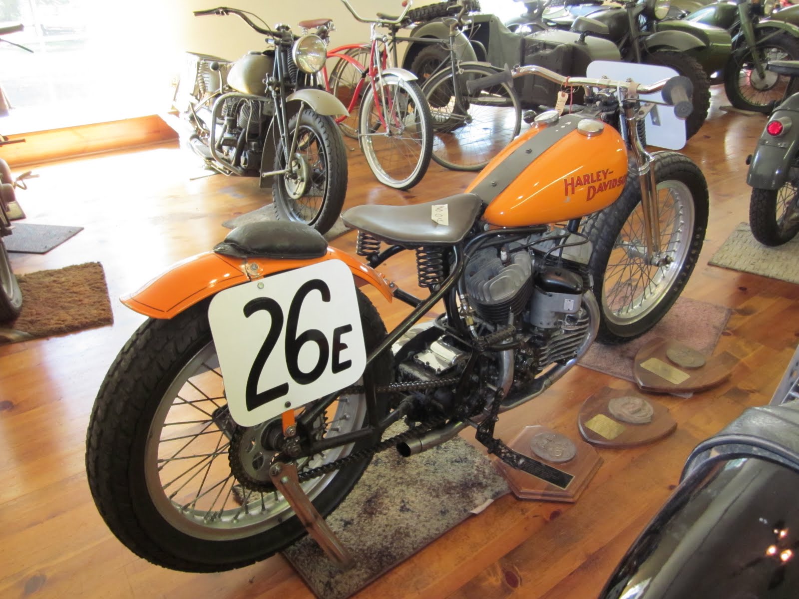 yamaha 125 dirt bike Post-World War II dirt track racer.